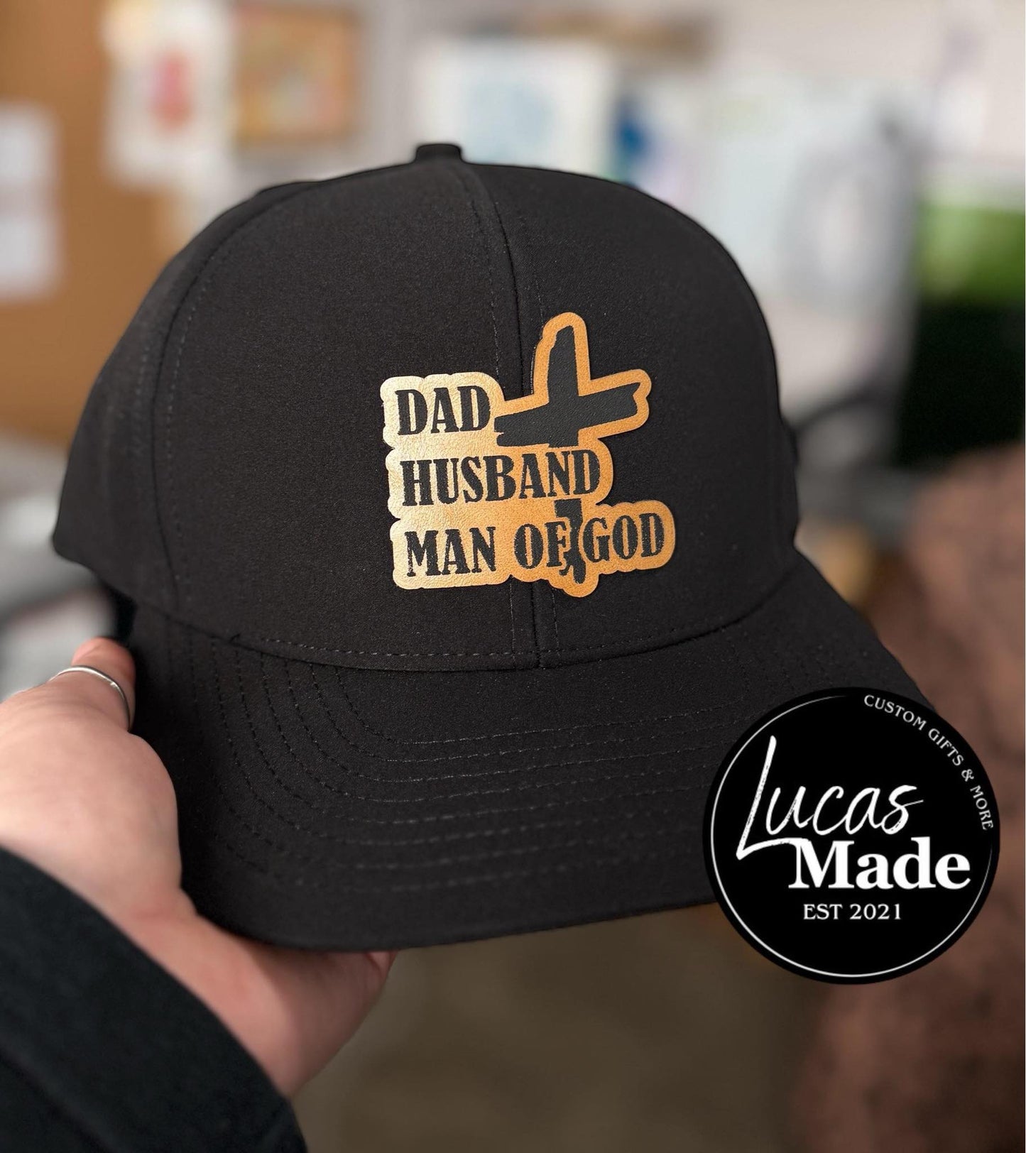 Dad Husband Man Of God Hat