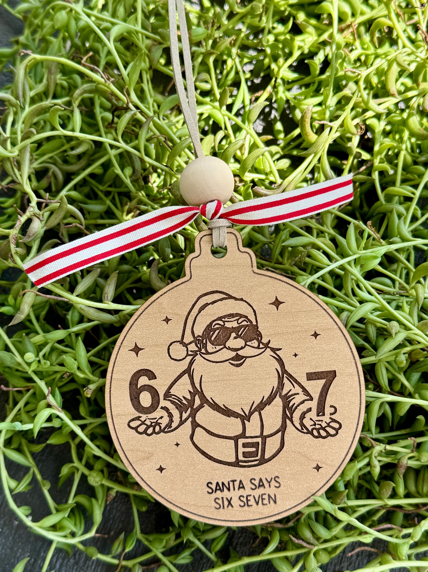 Santa 6 7 Ornament