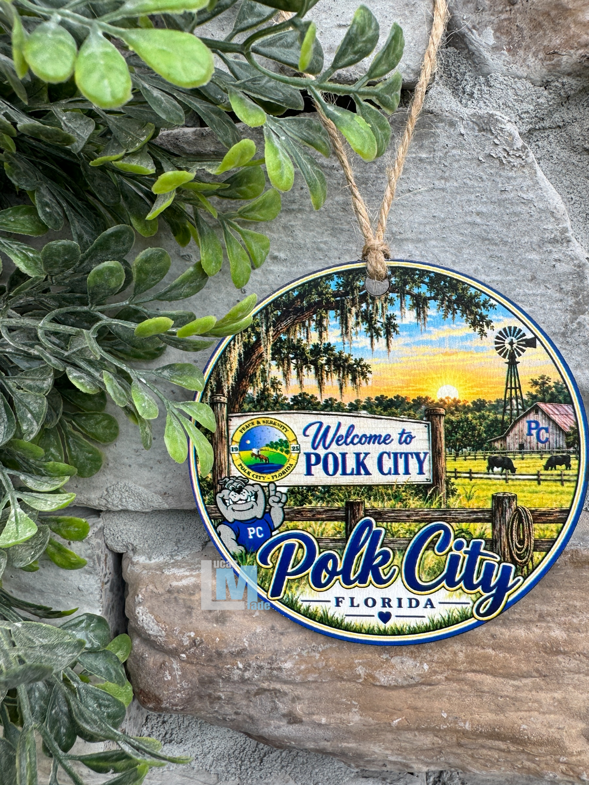 Polk City Christmas Ornament