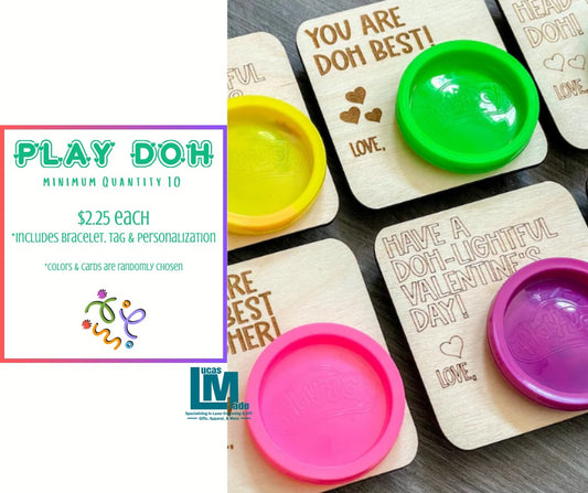 Play Doh - Classroom Valentines